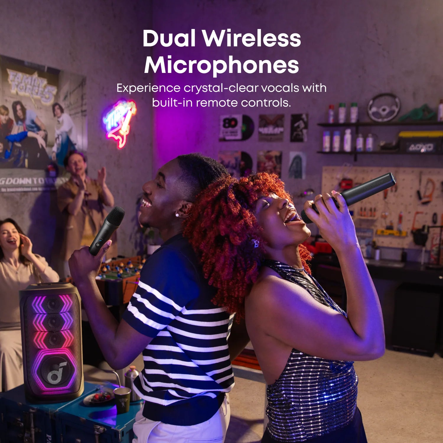 Bluetooth Party Speaker/Karaoke Machine